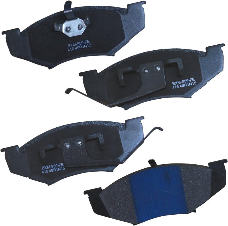 Bendix Premium SBM416 Semi-Metallic Front Brake Pads for Chrysler Town & Country 1990, Dodge Caravan 1990-1989, Grand Caravan 1990-1989, Plymouth Grand Voyager 1990-1989, Voyager 1990-1989 - Image 1